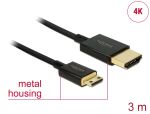 Delock Kabel High Speed HDMI mit Ethernet - HDMI-A...