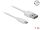 Delock Kabel EASY-USB 2.0 Typ-A Stecker > EASY-USB 2.0 Typ Micro-B Stecker 1 m weiß