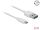 Delock Kabel EASY-USB 2.0 Typ-A Stecker > EASY-USB 2.0 Typ Micro-B Stecker 2 m weiß