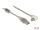 Delock Kabel USB 2.0 Typ-A Stecker > USB 2.0 Typ-B Stecker gewinkelt 3,0 m transparent