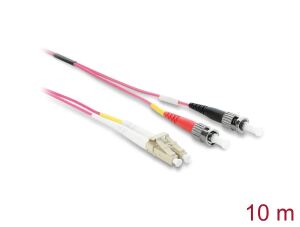 Delock Kabel Lichtwellenleiter LC > ST Multimode OM4 10 m