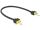 Delock Verlängerungskabel SATA 6 Gb/s Buchse > SATA Stecker Pin 8 Power mit Einrastfunktion 30 cm