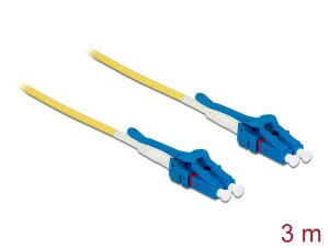 Delock Kabel Lichtwellenleiter LC > LC Singlemode OS2 Uniboot 3 m