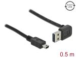 Delock Kabel EASY-USB 2.0 Typ-A Stecker gewinkelt oben /...