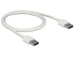 Delock Kabel EASY-USB 2.0 Typ-A Stecker > EASY-USB 2.0 Typ-A Stecker 1 m weiß