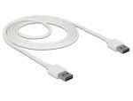 Delock Kabel EASY-USB 2.0 Typ-A Stecker > EASY-USB 2.0 Typ-A Stecker 2 m weiß