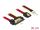 Delock Kabel SATA 6 Gb/s 7 Pin Buchse + Floppy 4 Pin Strom Stecker > SATA 22 Pin Buchse gerade Metall 30 cm