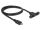 Delock Kabel USB 2.0 Micro-B Buchse zum Einbau > USB 2.0 Micro-B Stecker 1 m