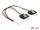 Delock Kabel Power 2 Pin Buchse > 2 x SATA 15 Pin Buchse (5 V) Metall 20 cm
