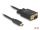 Delock Kabel USB Type-C™ Stecker > VGA Stecker (DP Alt Mode) 3 m schwarz