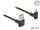 Delock EASY-USB 2.0 Kabel Typ-A Stecker zu EASY-USB Typ Micro-B Stecker gewinkelt oben / unten 0,2 m schwarz