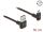 Delock EASY-USB 2.0 Kabel Typ-A Stecker zu EASY-USB Typ Micro-B Stecker gewinkelt oben / unten 0,5 m schwarz