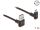 Delock EASY-USB 2.0 Kabel Typ-A Stecker zu EASY-USB Typ Micro-B Stecker gewinkelt oben / unten 1 m schwarz
