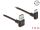 Delock EASY-USB 2.0 Kabel Typ-A Stecker zu USB Type-C™ Stecker gewinkelt oben / unten 1,5 m schwarz