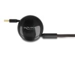 Delock USB Aufrollladekabel 3 in 1 Typ-A zu Micro USB / 2 x USB Type-C™ mit Schnellladefunktion schwarz