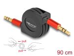 Delock Audio Aufrollkabel 3,5 mm 3 Pin Klinkenstecker zu...