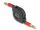 Delock Audio Aufrollkabel 3,5 mm 3 Pin Klinkenstecker zu Klinkenstecker 90 cm