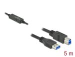 Delock USB 5 Gbps Aktives Kabel USB Typ-A zu USB Typ-B 5 m