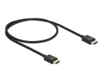 Delock Koaxiales High Speed HDMI Kabel 48 Gbps 8K 60 Hz schwarz 0.5 m