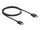 Delock Koaxiales High Speed HDMI Kabel 48 Gbps 8K 60 Hz schwarz 1 m