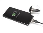 Delock USB 2.0 Daten- und Schnellladekabel USB Type-C™ Stecker zu Stecker PD 3.0 100 W mit Leistungsanzeige transparent 2 m