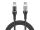 Delock USB 2.0 Daten- und Schnellladekabel USB Type-C™ Stecker zu Stecker PD 3.0 100 W mit Leistungsanzeige transparent 2 m