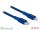 Delock Daten- und Ladekabel USB Type-C™ zu Lightning™ für iPhone™, iPad™ und iPod™ blau 0,5 m MFi