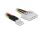 Delock Kabel Power Floppy 4 Pin Stecker > Molex 4 Pin Buchse 30 cm