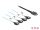 Delock Kabel OCuLink SFF-8611 > 4 x SATA 7 Pin 0,5 m Metall