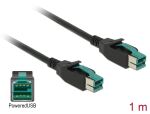 Delock PoweredUSB Kabel Stecker 12 V > PoweredUSB Stecker 12 V 1 m für POS Drucker und Terminals