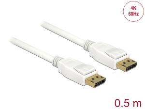 Delock Kabel DisplayPort 1.2 Stecker > DisplayPort Stecker 4K 60 Hz 0,5 m