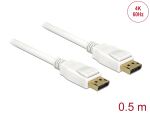 Delock Kabel DisplayPort 1.2 Stecker > DisplayPort Stecker 4K 60 Hz 0,5 m