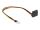 Delock Stromkabel SATA 15 Pin Buchse > 4 Pin Floppy Stecker Metall 30 cm