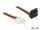 Delock Stromkabel SATA 15 Pin Buchse > 4 Pin Molex Stecker Metall 30 cm