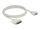 Delock Serielles Kabel D-Sub 25 Stecker zu D-Sub 9 Buchse 3 m