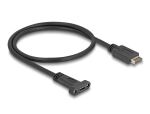 Delock USB 10 Gbps Kabel USB Typ-E Key A 20 Pin Stecker zu USB Type-C™ Buchse zum Einbau 50 cm