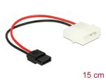 Delock Stromkabel Molex 4 Pin Stecker zu Slim SATA 6 Pin...