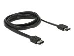 Delock Kabel eSATA 3 Gb/s Buchse > eSATA Buchse 2 m schwarz