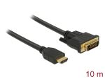 Delock HDMI zu DVI 24+1 Kabel bidirektional 10 m