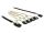 Delock Kabel Mini SAS SFF-8087 > 4 x SATA 7 Pin + Sideband 0,5 m Metall