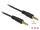 Delock Klinkenkabel 3,5 mm 5 Pin Stecker zu Stecker 0,5 m schwarz