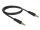 Delock Klinkenkabel 3,5 mm 5 Pin Stecker zu Stecker 1 m schwarz