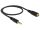 Delock Verlängerungskabel Klinke 3,5 mm 5 Pin Stecker zu Buchse 0,5 m schwarz