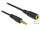 Delock Verlängerungskabel Klinke 3,5 mm 5 Pin Stecker zu Buchse 1 m schwarz