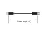 Delock Verlängerungskabel Klinke 3,5 mm 5 Pin Stecker zu Buchse 3 m schwarz