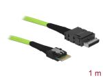 Delock Kabel OCuLink PCIe SFF-8611 zu Slim SAS SFF-8654 1 m