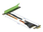 Delock Riser Karte PCI Express x1 zu x16 mit flexiblem Kabel 80 cm