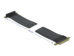 Delock Riser Karte PCI Express x8 zu x8 mit flexiblem Kabel 30 cm