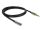 Delock Klinkenverlängerungskabel 3,5 mm 3 Pin Stecker zu Buchse mit 6,35 mm Schraubadapter 1 m