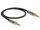 Delock Klinkenkabel 3,5 mm 3 Pin Stecker zu Stecker mit Schraubadapter 0,5 m
